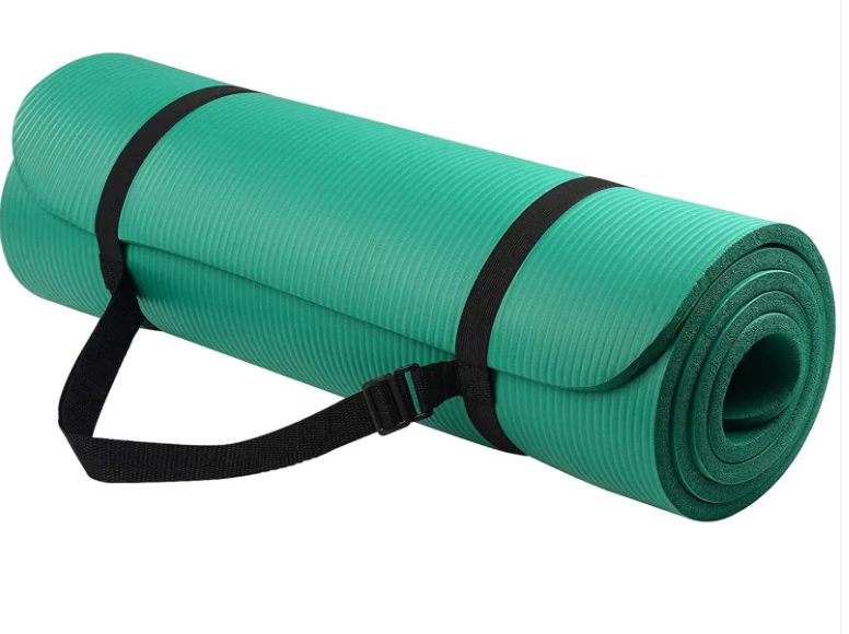 NBR Striped Non-Slip Yoga Mat