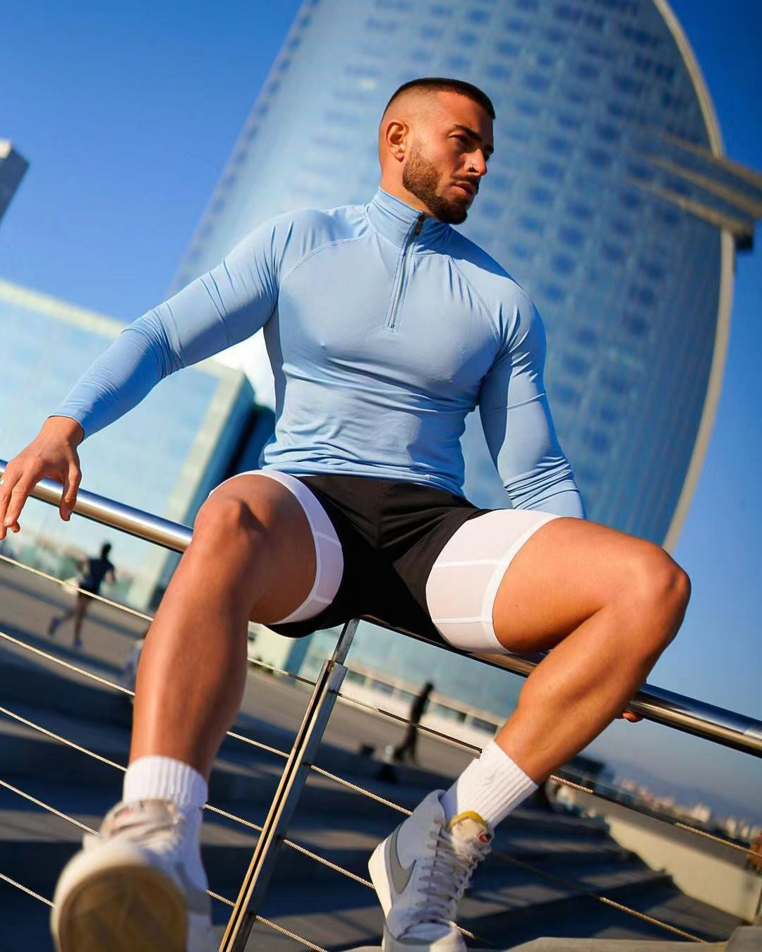 Men’s Quick-Dry Half Zip Training Shirt