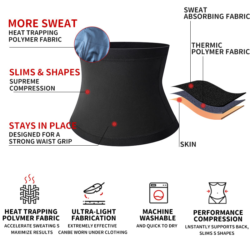 Men’s Sauna Waist Trainer Belt