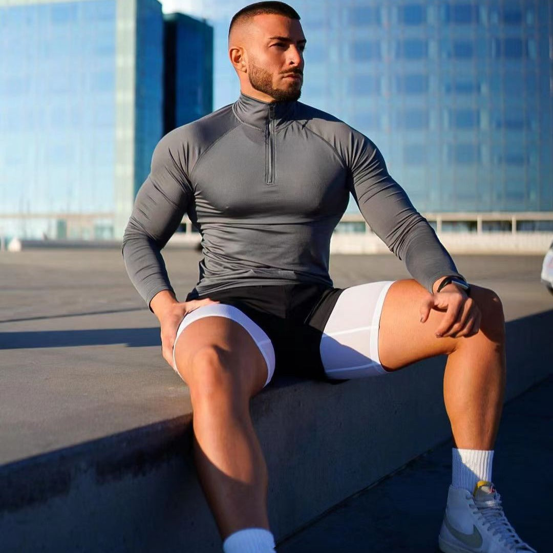 Men’s Quick-Dry Half Zip Training Shirt