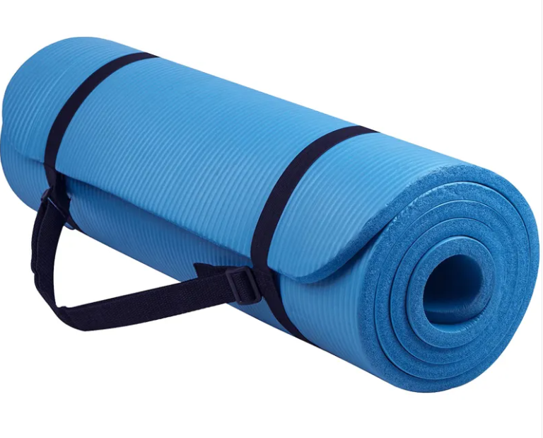 NBR Striped Non-Slip Yoga Mat