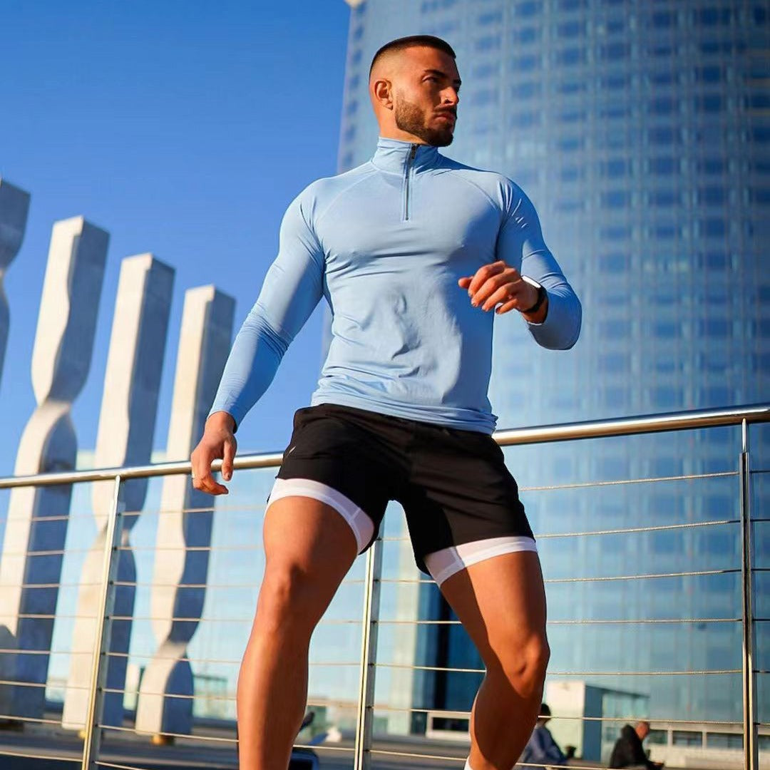 Men’s Quick-Dry Half Zip Training Shirt