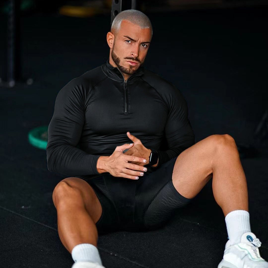Men’s Quick-Dry Half Zip Training Shirt